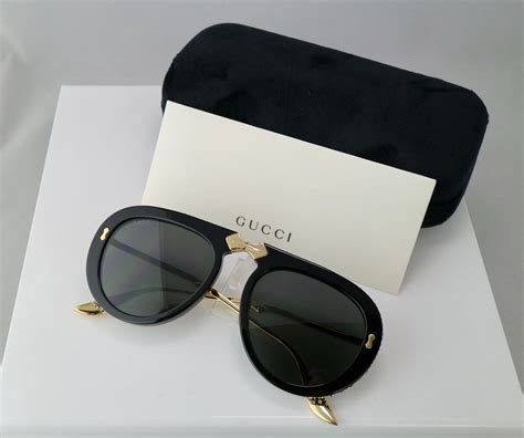 gucci silver aviator sunglasses|gucci foldable aviator sunglasses.